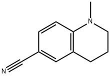 1-methyl-1,2,3,4-tetrahydroquinoline-6-carbonitrile Struktur