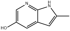 2-methyl-1H-Pyrrolo[2,3-b]pyridin-5-ol Struktur