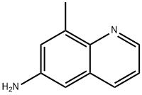 8-Methyl-6-quinolinamine Struktur