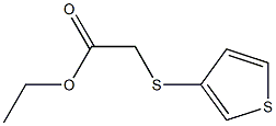 ETHYL (3-THIENOTHIO)ACETATE Struktur