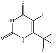 5-Fluoro-6-(trifluoromethyl)pyrimidine-2,4(1H,3H)-dione Struktur