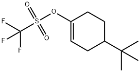 4-tert-butyl-1-cyclohexen-1-yl trifluoromethanesulfonate Struktur