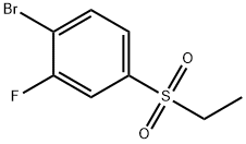 1-bromo-4-(ethylsulfonyl)-2-fluorobenzene Struktur