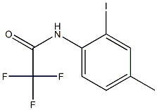 2,2,2-Trifluoro-N-(2-iodo-4-methylphenyl)acetamide Struktur