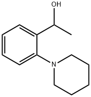 1-[2-(1-Piperidyl)phenyl]ethanol Struktur