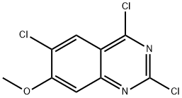 2,4,6-trichloro-7-methoxyquinazoline Struktur