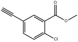 methyl 2-chloro-5-ethynylbenzoate Struktur