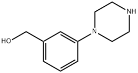 [3-(Piperazin-1-yl)phenyl]methanol Struktur