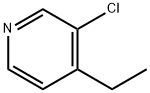 3-Chloro-4-ethylpyridine Struktur