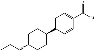 4-(4-丙基環(huán)己基)苯甲酰氯 結(jié)構(gòu)式