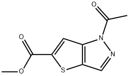 methyl 1-acetyl-1H-thieno[3,2-c]pyrazole-5-carboxylate Struktur