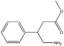 Methyl 4-amino-3-phenylbutanoate Struktur