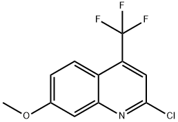 2-chloro-7-methoxy-4-(trifluoromethyl)Quinoline Struktur