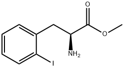 Phenylalanine, 2-iodo-, methyl ester
 Struktur