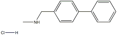 (4-Biphenylylmethyl)methylamine hydrochloride Struktur