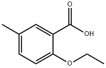 2-ethoxy-5-methylbenzoic acid Struktur