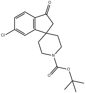 tert-Butyl 3-oxo-6-chloro-2,3-dihydrospiro[indene-1,4'-piperidine]-1'-carboxylate|叔丁基-3-氧代-6-氯-2,3-二氫螺[茚-1,4'-哌啶]-1'-甲酸