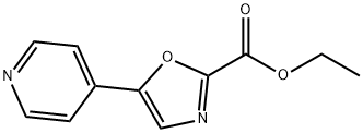 Ethyl 5-(pyridin-4-yl)oxazole-2-carboxylate Struktur