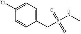 1-(4-chlorophenyl)-N-methylmethanesulfonamide Struktur