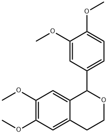 1-(3,4-dimethoxyphenyl)-6,7-dimethoxy-3,4-dihydro-1H-isochromene Struktur