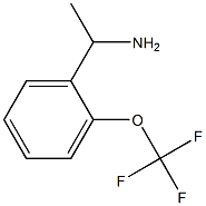 1-[2-(TRIFLUOROMETHOXY)PHENYL]ETHAN-1-AMINE Struktur