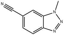 1-methyl-1H-benzotriazole-6-carbonitrile Struktur