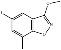 5-Iodo-3-methoxy-7-methylbenzo[d]isoxazole Struktur