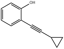 2-(Cyclopropylethynyl)phenol Struktur