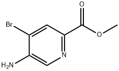 methyl 5-amino-4-bromopicolinate Struktur