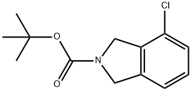 tert-butyl 4-chloroisoindoline-2-carboxylate Struktur