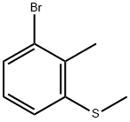 2-Bromo-6-(methylthio)toluene Struktur