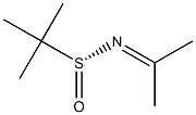 (R)-2-methyl-N-(propan-2-ylidene)propane-2-sulfinamide Struktur