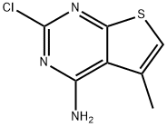 2-chloro-5-methylthieno[2,3-d]pyrimidin-4-amine Struktur