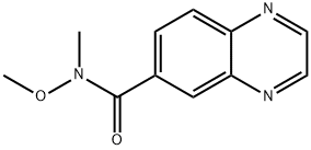 Quinoxaline-6-carboxylic acid methoxy-methyl-amide Struktur