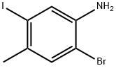 2-Bromo-5-iodo-4-methyl-phenylamine Structure