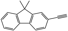 2-ethynyl-9,9-dimethyl-9H-fluorene Struktur