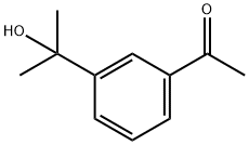 1-[3-(2-hydroxypropan-2-yl)phenyl]ethanone Struktur