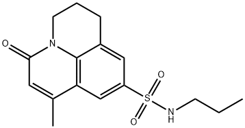 7-methyl-5-oxo-N-propyl-1,2,3,5-tetrahydropyrido[3,2,1-ij]quinoline-9-sulfonamide Struktur