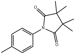 3,3,4,4-tetramethyl-1-(4-methylphenyl)pyrrolidine-2,5-dione Struktur