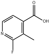 2-FLUORO-3-METHYLISONICOTINIC ACID Struktur