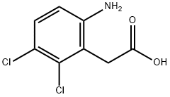 2-(6-Amino-2,3-dichlorophenyl)acetic acid Struktur