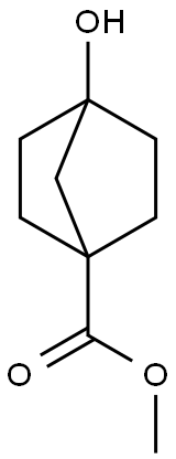 methyl 4-hydroxybicyclo[2.2.1]heptane-1-carboxylate Struktur