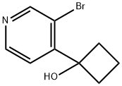 1-(3-Bromopyridin-4-yl)cyclobutanol Struktur