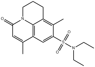 N,N-diethyl-7,10-dimethyl-5-oxo-1,2,3,5-tetrahydropyrido[3,2,1-ij]quinoline-9-sulfonamide Struktur