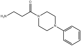 3-amino-1-(4-phenylpiperazin-1-yl)propan-1-one dihydrochloride Struktur