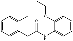 N-(2-ethoxyphenyl)-2-(2-methylphenyl)acetamide Struktur