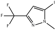 5-iodo-1-methyl-3-(trifluoromethyl)-1H-pyrazole Struktur