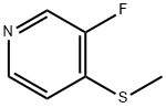 3-Fluoro-4-(methylthio)-pyridine Struktur