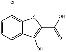 7-Chloro-3-hydroxybenzo[b]thiophene-2-carboxylic acid Struktur