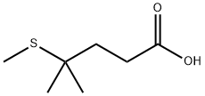 4-methyl-4-(methylthio)Pentanoic acid Struktur